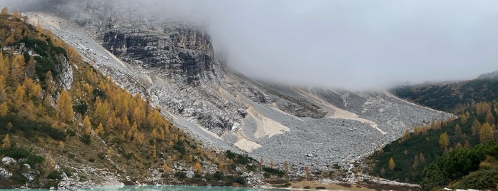 Lago del Sorapis is one of Dolomites, IT.
