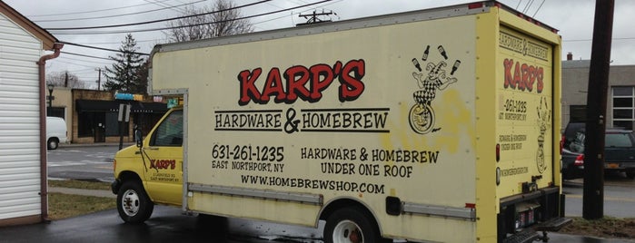 Karp's Hardware & Homebrew is one of Tempat yang Disukai Thomas.