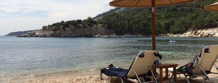 Agios Ioannis Beach is one of Thassos beaches.