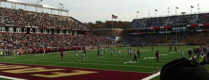 Alumni Stadium is one of NCAA Division I FBS Football Stadiums.