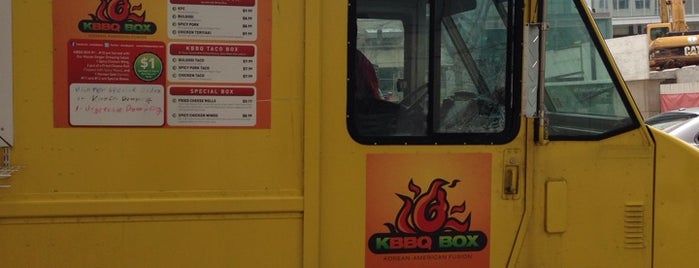 KBBQ Box Food Truck is one of The 13 Best Places for Fried Cheese in Washington.