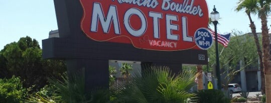 El Rancho Boulder Motel is one of NEVADA: Vintage Signs & Offbeat Attractions.