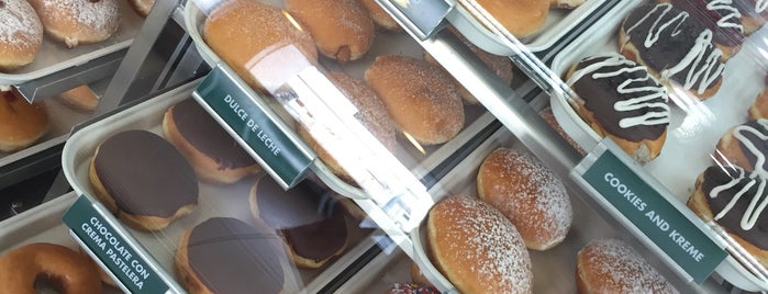 Krispy Kreme is one of Places I've been.