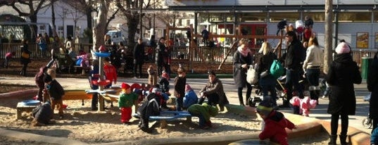 Spielplatz im alten AKH is one of Vienna for kids 2-6 years old.