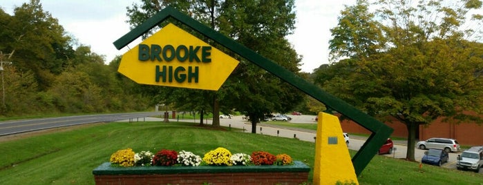 Brooke County High School is one of West Virginia Stops.