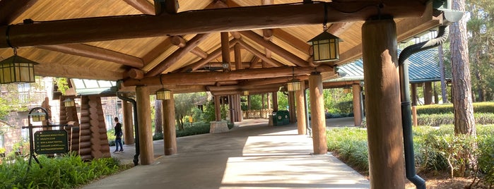 Wilderness Lodge Bus Stop is one of WDW.