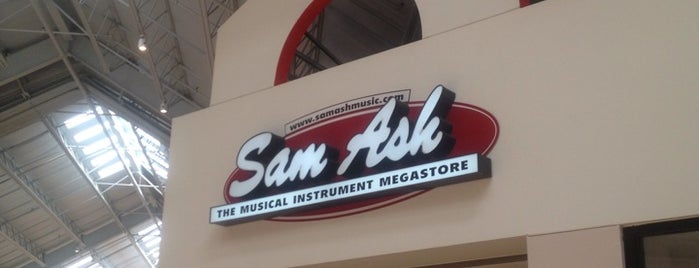 Sam Ash Music Store is one of Franklin Mills Mall.