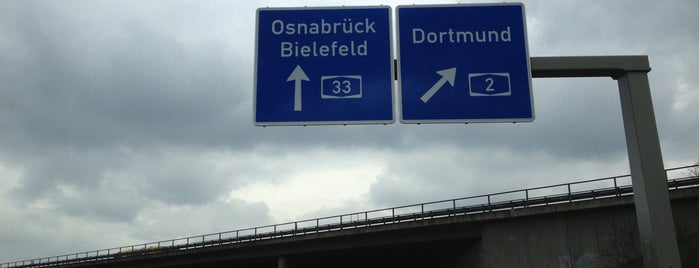 Kreuz Bielefeld (25) (21) is one of Autobahnkreuze (befahren).