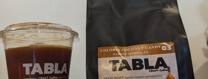 Tabla Craft Coffee is one of 2021.