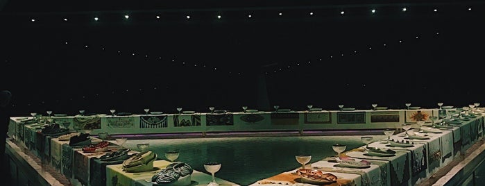 Judy Chicago's 'The Dinner Party' is one of Historic Sites - Museums - Monuments - Sculptures.