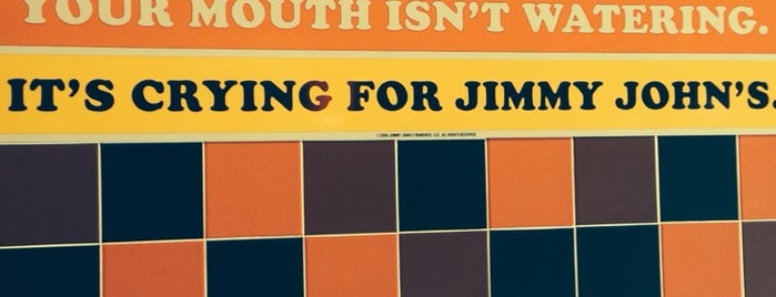 Jimmy John's is one of สถานที่ที่ Brian ถูกใจ.