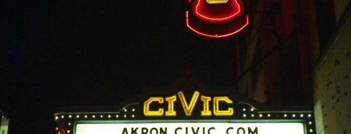 Akron Civic Theatre is one of Lugares favoritos de Kristopher.