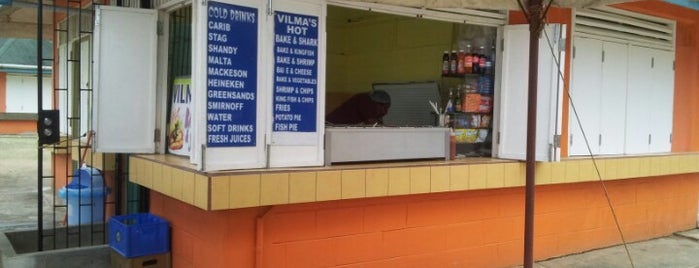 Vilma's Bake and Shark is one of Trinidad.