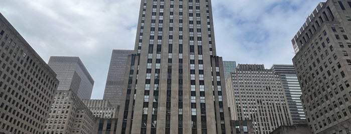 Rockefeller Plaza is one of NYC.