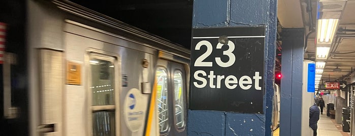 MTA Subway - 23rd St (R/W) is one of NYC Subways N/R/Q.