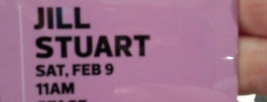 Jill Stuart NYFW FW13 is one of Lincoln center.