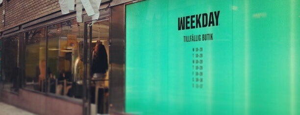 Weekday is one of Hej, Stockholm!.