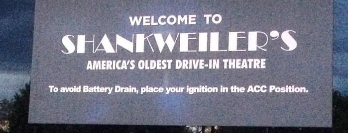 Shankweiler's Drive-In Theatre is one of Nj.