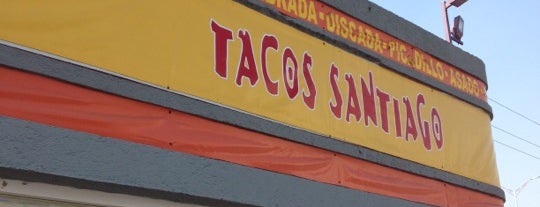 Tacos Santiago is one of สถานที่ที่ Arturo Enrique ถูกใจ.