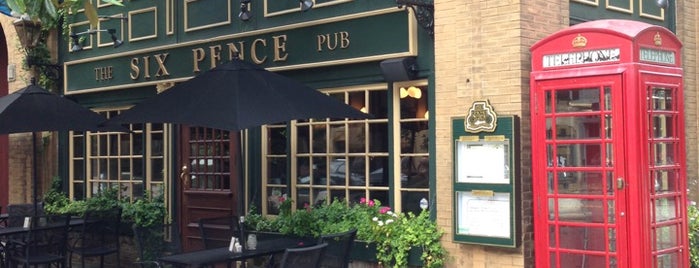 Six Pence Pub is one of Places to Eat & Drink in Savannah.
