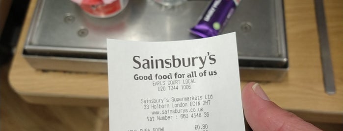 Sainsbury's Local is one of London Supermarket.