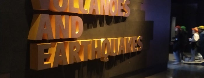 Volcanoes & Earthquakes is one of science museum.