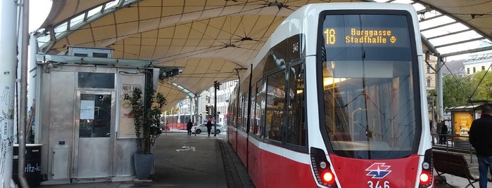 H Urban-Loritz-Platz is one of Wien Tramline 6.