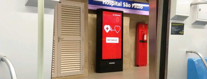 Estação Hospital São Paulo (Metrô) is one of Linha 5 - Lilás.