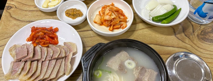 Busan Pork & Rice Soup is one of Favorite Food.