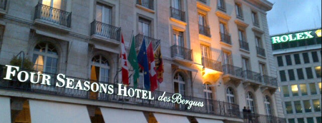 Four Seasons Hotel des Bergues Geneva is one of Europe: 3months business trip '15.