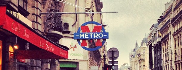 Métro Sentier [3] is one of Paris.