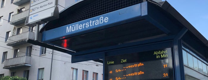 H Müllerstraße is one of München Tramlinie 16.