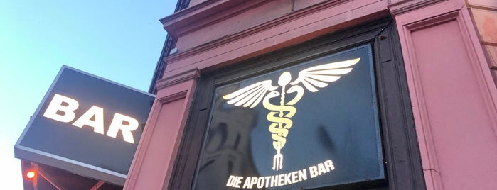 Die Apotheken Bar is one of สถานที่ที่ A ถูกใจ.