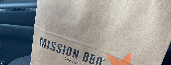 Mission BBQ is one of Foundry Row.