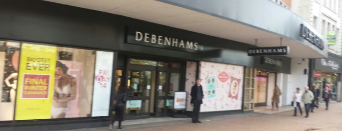 Debenhams is one of Orte, die Nick gefallen.
