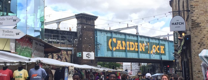 Camden Lock Market is one of London.