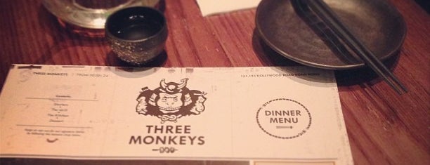 Three Monkeys is one of Hong kong.