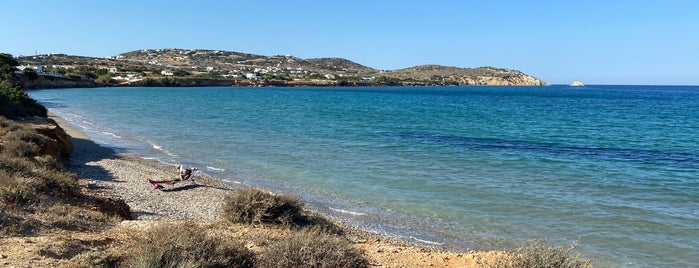 Glyfades beach is one of Paros Cyclades Grèce.