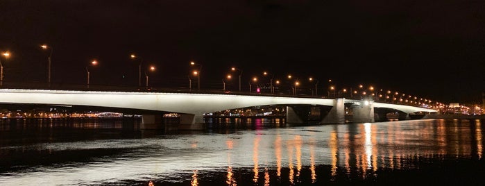 Монастырский мост is one of St Petersburg - city of bridges.