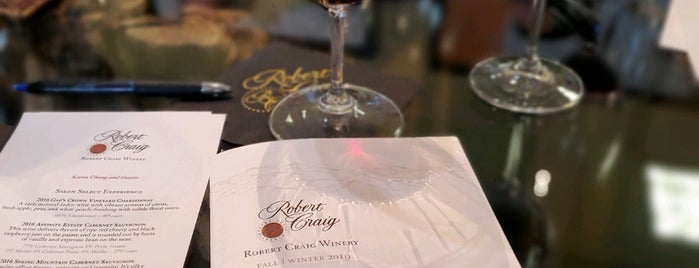 Robert Craig Winery Tasting Salon is one of Napa/Sonoma.