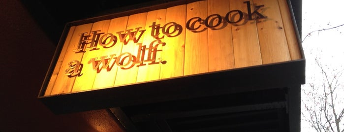 How To Cook A Wolf is one of Seattle Eats.