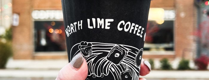 North Lime Coffee & Donuts is one of สถานที่ที่บันทึกไว้ของ Jeff.