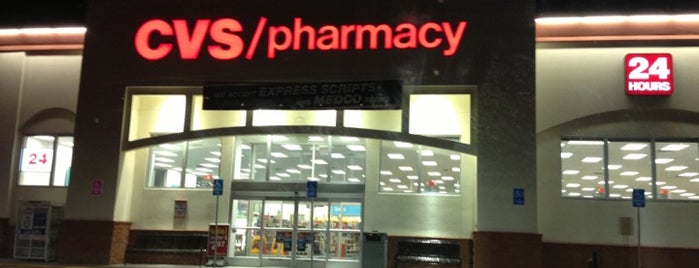 CVS pharmacy is one of 24 hour joints.