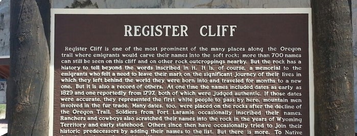 Register Cliff Historic Site is one of สถานที่ที่ LoneStar ถูกใจ.