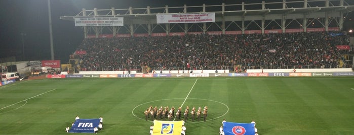 Manisa 19 Mayıs Stadyumu is one of Locais curtidos por Mutlu.