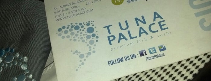 TunaPalace is one of Los mejores restaurantes de santiago.