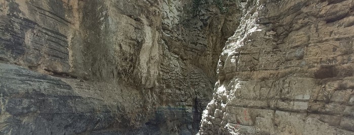 Imbros gorge is one of Crete.