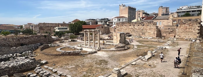 Hadrian's Library is one of atene.