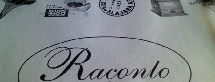 Raconto is one of Christopher'in Beğendiği Mekanlar.