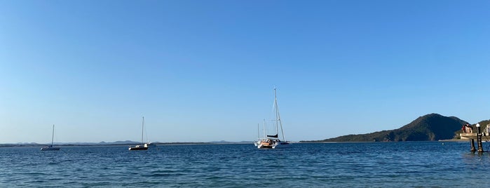 Shoal Bay Beach is one of Stevenson's Favorite World Beaches.